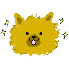 礼儀正しいポメラニアン