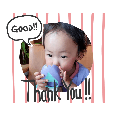 遥大のスタンプ２才