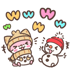 冬の出来事　宝石猫の三匹