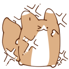 いつもいたずらな子犬