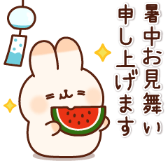 寄り添いうさぎ6（夏の気づかい）