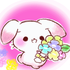 【ふるえる】ふわふわうさぎ4