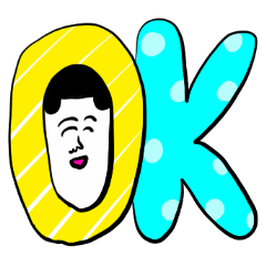 でか文字凡人スタンプ