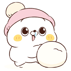 ねこなともだち冬スタンプ