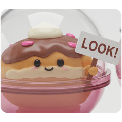 エクレアカプセルトイ(四角型)
