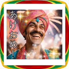 花火インド人の謹賀新年2026BIG