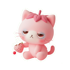 いちごキティのんびり気分