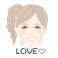 毎日使える!ナチュラル女子の日常スタンプ