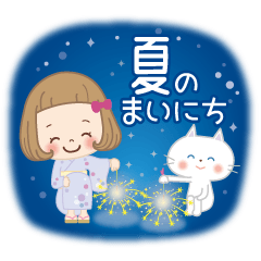 前髪短めな女の子の【夏のまいにち】