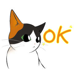 吟と忍 姉妹猫スタンプ Ver1