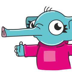 かわいい赤ちゃん象