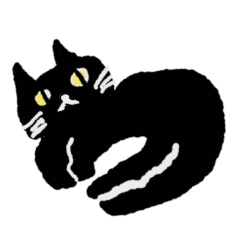 アンニュイ黒猫チエのだらーんとした1日