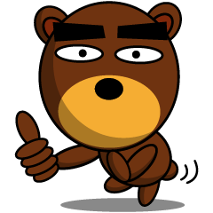 黒眉毛の熊さん１１