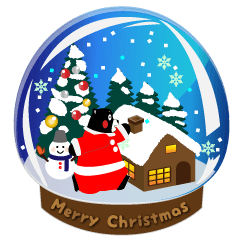 くまモンのスタンプ(クリスマス)