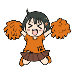 オレンジ女子サポーター2