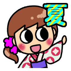 日本の夏（浴衣）