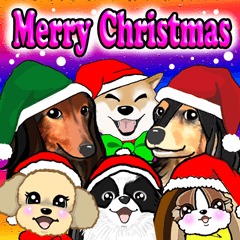 わんこ友達４❤楽しいクリスマス