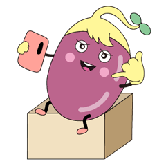 大豆と小豆のカップル(男性)