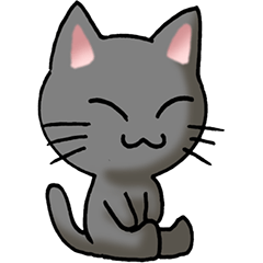 プチ猫かわいい！その1（黒）