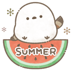 もちっと！シマエナガさん。【夏】