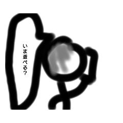 ✍手書きの棒人間スタンプ