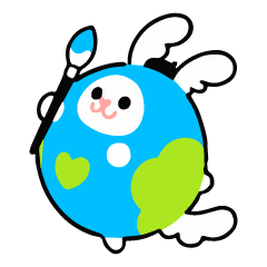 ちきゅうさちゃんスタンプ