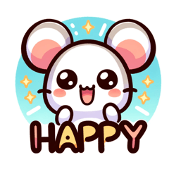 キュートなねずみちゃん