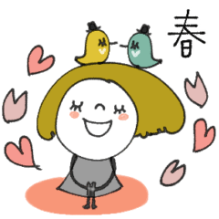 mottoのオトナ女子スタンプ♡春