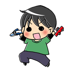 カズママ一家の子供スタンプ