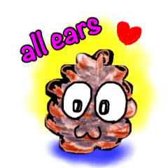 ぼく、まつぼっくり～ちょい英語と３文字語