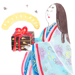 平安たより奈良絵本スタンプ