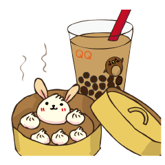 小龍包うさぎとタピオカペンギン