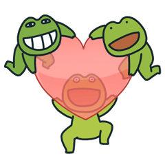 けろけろ三兄弟　もあ