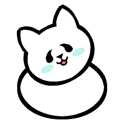 ねこ雪だるま