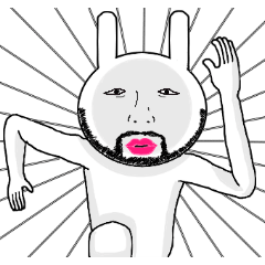 真顔なおやじうさぎ