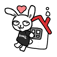 家好きのうさぎ