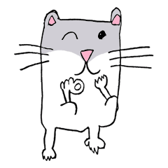 ハムスターのモグ