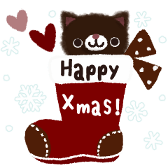 ナチュラルな飛び出すスタンプ・Xmas・正月