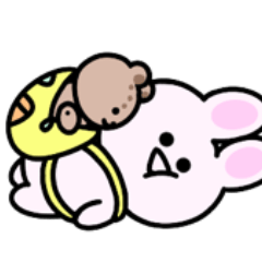 あまのじゃく♡シュールなミニうさぎ