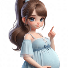 妊娠している母親が出産するまでの過程