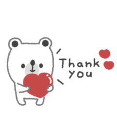 ちびしろくまさん◎よく使うあいさつ #1