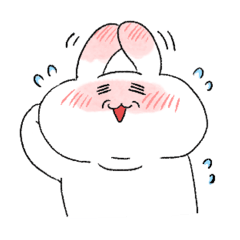 二重顎のうさぎ。II