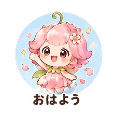 小夭·花妖 毎日スタンプ