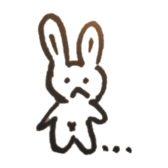 適当スタンプうさぎver