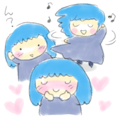 恥しがりやの女の子