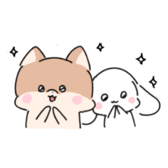 仲良しうさぎいぬ