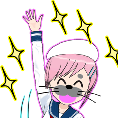 ユニークな獣人ちゃん毎日使えるスタンプ１