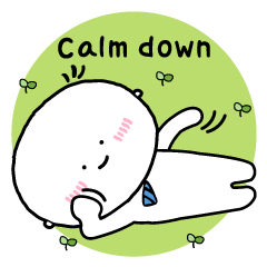 シロロくんのスタンプ第４弾【英語】