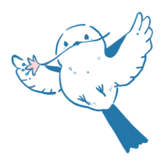 森の妖精　シマエナガ