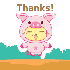 動く！ブーニャン♪ こぶた - 英語版